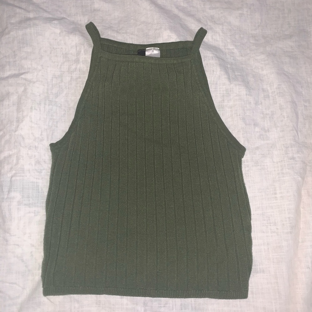 H&M ribbed cropped tank